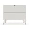 Manhattan Comfort Rockefeller Dresser and Nightstand Set, Off White 104GMC8 - alternate 4